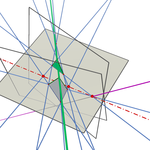 Desargues' theorem (3D)